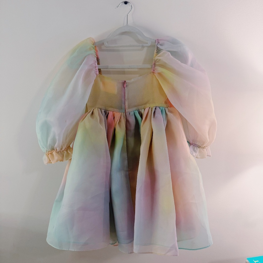 Selkie Rainbow Puff Dress - Picture 2 of 3